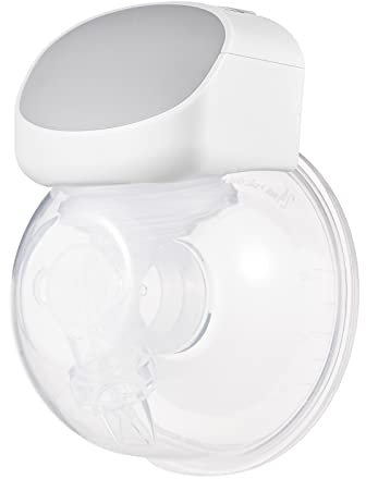 Irfora Tragbare Milchpumpe Tragbare freihändige elektrische Milchpumpe mit LED-Bildschirm 2 Modi 9 Saugmodi Geräuscharm 24 mm Silikonflansch 180 ml Speicherkapazität zum Stillen