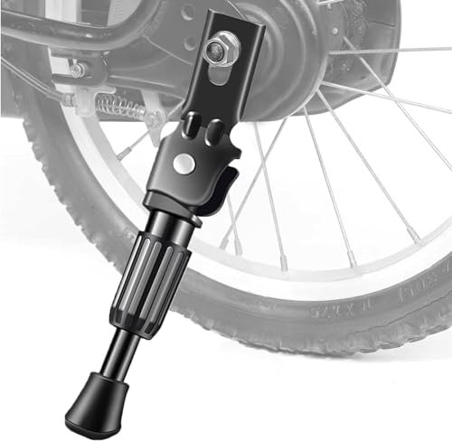 VakiReyy Fahrradständer 12 Zoll Kinderfahrrad Einseitiger Stand Einstellbare Fahrradständer Fahrräder Zubehör für Kinder für Kinderfahrräder Laufräder Kleine Fahrräder