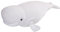 Herfair Wal Hai Plüschtier Riesen Kuscheltier, Weicher Beluga-Wal Umarmungskissen für Kinder, Großes Tier Kissen Dekokissen Geschenk für Halloween Weihnachten Geburtstag (Beluga-Wal)