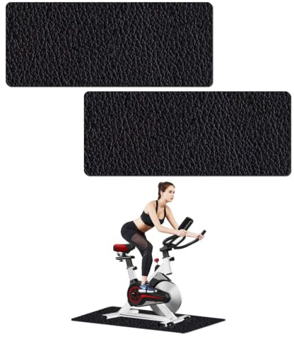2 pièces 28 * 70cm Tapis antidérapant et Absorbant Les Chocs, Tapis de tapisde Course, Tapis detapis de Course Durable, 0,6 cm d'épaisseur, Convient pourtapis de Course, tapisde Fitness insonorisé