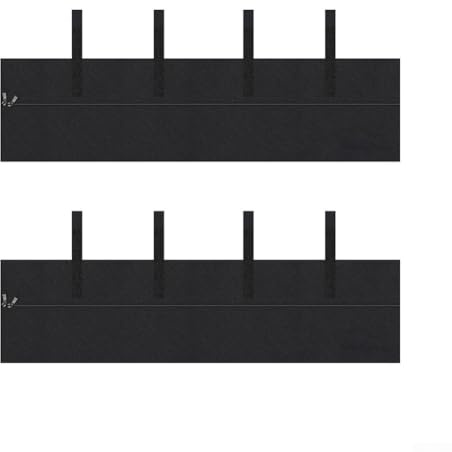Lot de 2 housses de guidon de vélo étanches 90 x 22,9 cm - Capot de protection compatible avec la plupart des guidons et écrans E-for Bike - Fabriqué en Oxford 210D FA