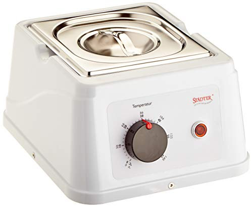 Städter | Temperiergerät mit Edelstahl Behälter Weiß | Zum Schmelzen und Temperieren von Schokolade und Kuvertüre bis 60°C