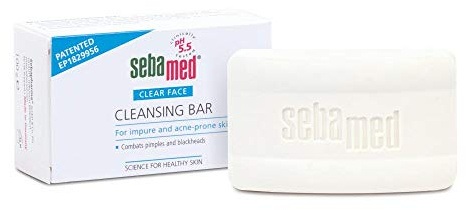 Sebamed Clear Face Cleansing Bar 100g | Recommended for Acne-prone skin | pH5.5 value of healthy skin