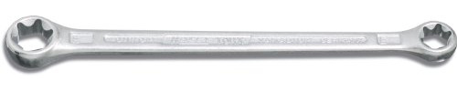 Hazet 609-E14Xe18 Chiave a Doppio Anello Torx, Argento, Apertura Chiave E 14 X E 18, Lunghezza 180 mm
