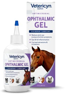 Vetericyn Plus All Animal Antimicrobial Ophthalmic Gel | Eye Product For Dogs And Cats - Relieves Eye Redness And Irritation From Allergies. 89 Ml