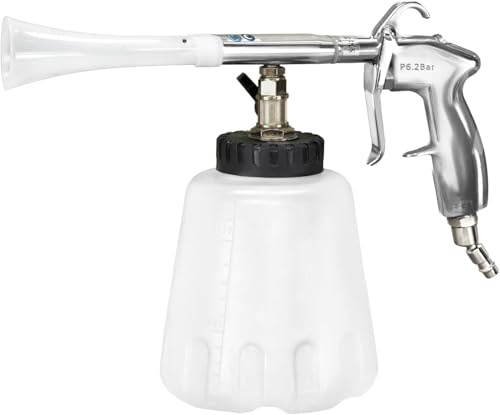 BenBow Druckluft Reinigungspistole PRO Blue Storm – Waschpistole – langlebig und robust – Stecknippel drehbar - berührungslose Reinigung für Auto, LKW, Bus und Polster, auch zum Ausblasen geeignet