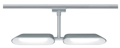 Paulmann Dipper Hochvolt-Schienensystem-Leuchte URail LED fest eingebaut 16W LED Chrom (matt), white