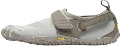 Vibram Men's FiveFingers V-Aqua | Barefoot Amphibious Water Shoes for Trekking & Wet Expeditions, Grey, 49 EU / 13-14 US