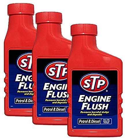 3 x STP Engine Flush 450ml - for Petrol and Diesel Engines