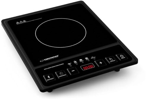 Esperanza Cuisinière induction noire EKH011