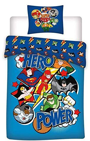 dc comics - Children's Super Hero Bedding Set - Cotton Duvet Cover