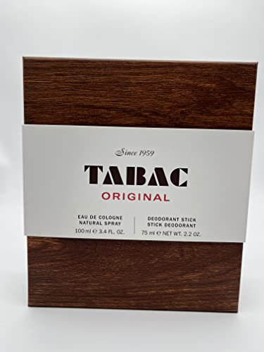TABAC ORIGINAL Geschenkset 100 ml Eau de Cologne + 75 ml Deodorant Stick