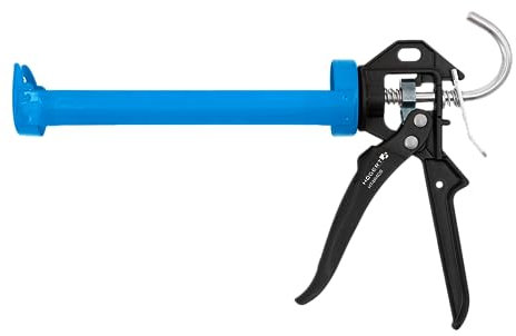 Högert Technik - Kartuschenpresse - Silikonspritze zum verarbeiten von sämtlichen 310ml Dicht - und Klebstoffkartuschen - Kartuschenpistole - Druckraft: 1800 N