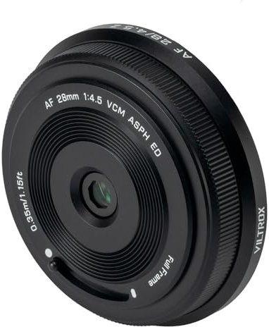 VILTROX 28mm f4.5 Z Pancake Objetivo,AF 28mm f4.5 Montura Z para Nikon,Formato Completo para Nikon Z7ii Z8 Z30 Zfc Z6ii Z6iii Z50 Zf