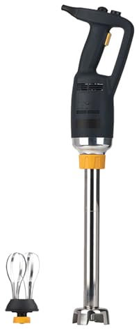 Commercial Stick Blender, Food Processor with Egg Beater, 350W Motor, 200mm Shaft, 4,000-16,000 RPM, Multi-Purpose Portable Mixer for Soup, Smoothie, Puree