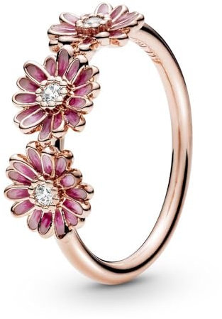 PANDORA ROSE Ring Gänseblümchen-Trio rosé-vergoldet 188792C01