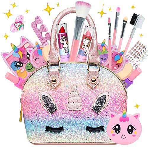 Kids Makeup Sets for Girls - Kids Makeup Sets for Girls 5-8, Maquillaje para Niñas, Play Make Up Kit, Best Toys for Little Girl,Princess Toddler Kid Stuff, Ages3456789 10 Year Old Girl Birthday Gifts