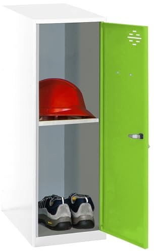 SimonRack Spind, Metall, Weiß/Grün, 915 x 400 x 500 cm