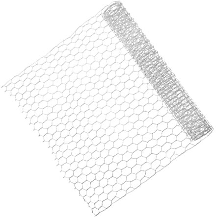 DIKACA Clôture De Jardin Hexagonale en Treillis Métallique Galvanisé 2 Pièces