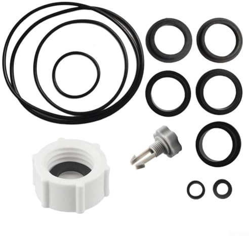 For Intex Sand Filter Pump Maintenance Kit with Drain Valve Cover 11456 and 25013 O Rings Set to Proper Sealing and Water Flow
