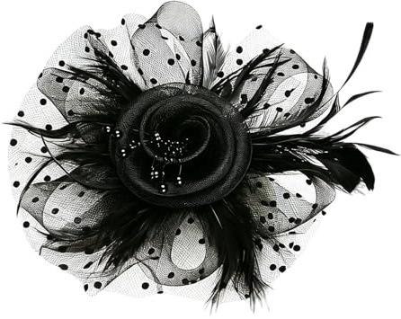 Chapeau bibi pour femme, voile de fleur pour fête de thé, serre-tête bibi pour fêtes de mariage, enterrements de deuil, fêtes prénuptiales, divers événements et cérémonies ainsi que d'autres formels