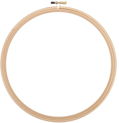 Edmunds Wood Embroidery Hoop with Round Edges, 12-Inch