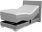 Charlottes Möbelkaufhaus Boxspringbett ROM II elektrisch verstellbar 100x200 cm Echtes Boxspringbett mit Doppelunterfederung Härtegrad H2 H3 H4. Qualität Made in Germany. (100 x 200 cm)
