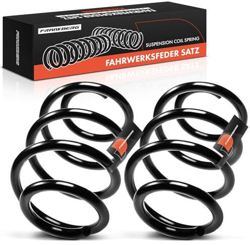 Frankberg 2 muelles de suspensión para eje delantero compatible con TT 8J3 2.0L Coupe 2008-2014