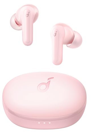 soundcore by Anker P2 Mini True-Wireless Earbuds In-Ear Kopfhörer, 10mm Audiotreiber, intensiver Bass, EQ, Bluetooth 5.2, 32 Std Akku, Aufladen mit USB-C, minimalistisches Design(Rosa)…