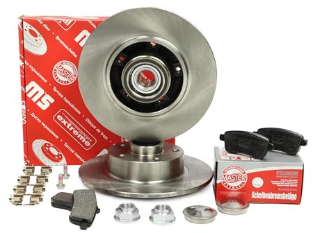 MASTER-SPORT Set Di Dischi Disco Freno Assale posteriore 260 pieno - Pastiglia Freno Compatibilità con RENAULT Scénic III JZ0/1 MEGANE III Grandtour KZ0/1 MEGANE CC EZ0/1