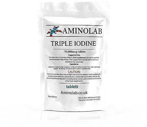 Aminolab - Triple Iodine Complex 50,000mcg 365 Tablets