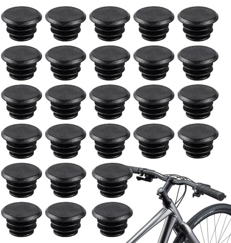 30 Stück Fahrrad Lenkerstopfen, Fahrrad Lenker Kappen Kunststoff Lenker Kappen Fahrrad Lenker Endkappen für Rennrad,Fahrrad, Mountainbike, MTB