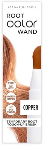 Jerome Russell Root Color Wand in Copper| Instant Up To 100% Grey Coverage | Non-Sticky Formula | Long-Lasting Results