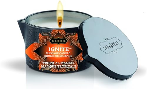 Kama Sutra Bougie de massage Tropical Mango Transparent One Size