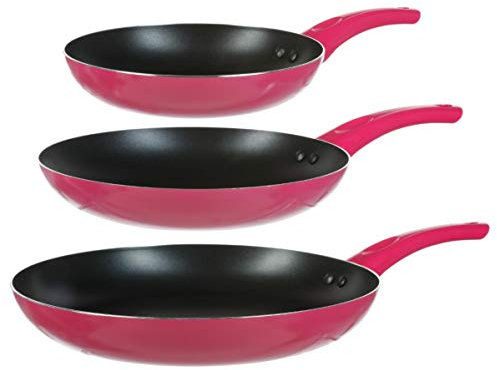 5five - lot de 3 poêles en aluminium