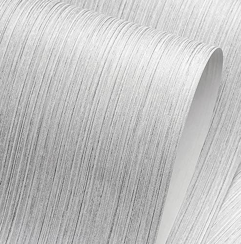 BPILOT Rayas verticales dormitorio sala de estar no tejido no autoadhesivo papel tapiz para el hogar Fondo de la habitación papel tapiz de pared gris claro