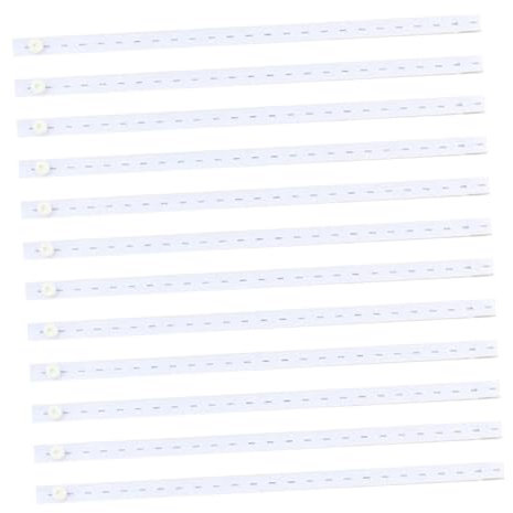 Toyvian 12St Windelknopf Windelverschluss wiederverwendbar groß Liner gießen registrieren Befestigungsgurt für Sicherheitswindeln strapazierfähige Gürtelschnallen Elastisch Weiß