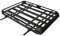 MEELRYD Panier de toit universel en aluminium noir - Charge maximale : 150 kg - Barres de toit universelles en aluminium pour SUV - 160 x 53,1 x 13 cm