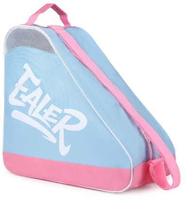 EALER Heavy-Duty Waterproof Skate Bag with Adjustable Shoulder Strap – Fits Ice Hockey, Inline, Roller & Quad Skates | Kids & Adults