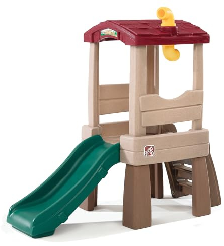 Step2 Play Naturally Playful Lookout Treehouse, Kids Outdoor Playset, Backyard Playground Set, Slide, Ladder, Pivoting Periscope, Outside Jungle Gym, For Toddlers 1.5+ Years Old