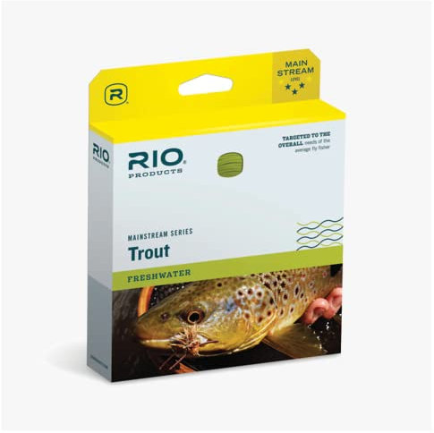 RIO PRODUCTS Unisex-Erwachsene Fliegenschnur Mainstream Wf6S6 Volle sinkende Schnur Typ 6, schwarz, 6 Weight