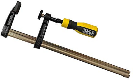 Kippen 1081ED - Strettoio da Falegname con Asta in Acciaio, 100x400 mm