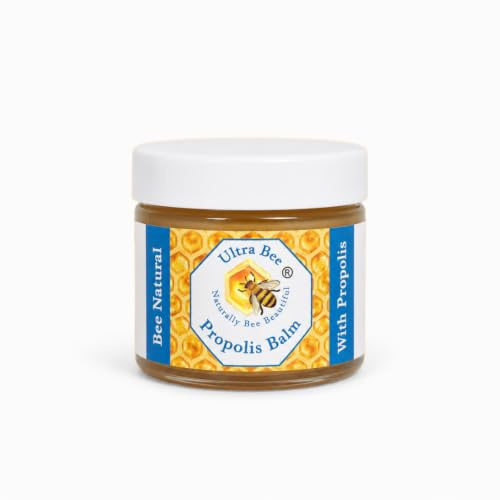 100% Natural Propolis balm ointment (+20% propolis) 50ml, soothes and repairs dry cracked lips, body, feet, hands
