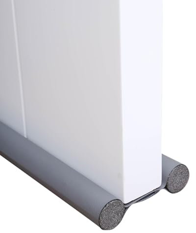 Burlete bajo la puerta – Burlete para puerta, burlete de puerta resistente a la intemperie | Tapón de puerta flexible y ajustable en ambos lados, protección contra el ruido,