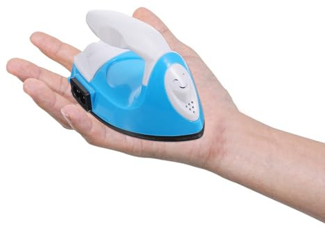 iplusmile Mini Plancha Eléctrica y Material Cerámico para Transferencia de Calor Mango Cómodo Adecuado para Proyectos DIY y Manualidades Vinilos