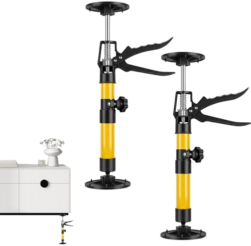2 Pièces Support De Plafond, Tige De Support Télescopique, Fonctionnement à Une Main, Portée Télescopique 30-59 cm, Capacité De Charge 50 Kg, Utilisé Pour Soutenir Les Cadres De Porte