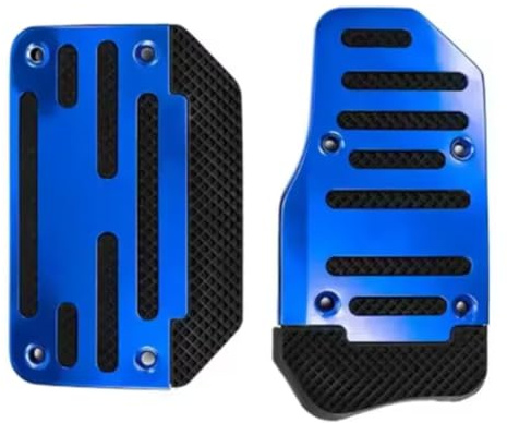 Kit di pedali per cambio automatico comprensivo di pedale dell'acceleratore e pedale Del Freno antiscivolo e Un Set di accessori di finitura Interna in alluminio
