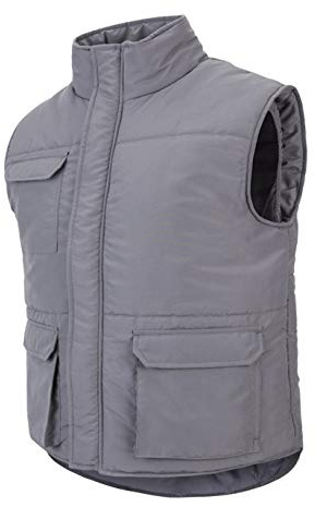 Velilla 205901 8 3XL Gilet matelassé multi-poches Gris Taille 3XL