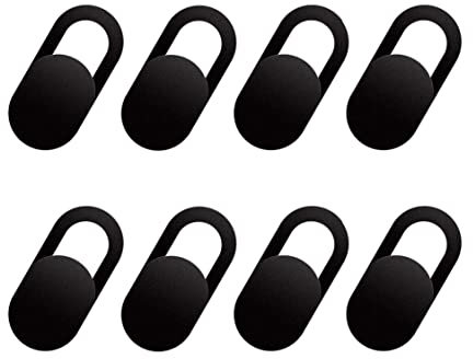 HEQ Lot de 8 housses de webcam pour appareil photo, ultra mince, pour ordinateur portable, smartphones, tablettes, etc. Accessoire de téléphone portable - Protection de votre vie privée