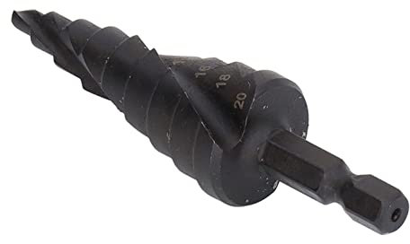 Drill Bit Set, Step Bit Step Drill Bit For Metal Metal Drill Bits For Steel, Step Drill Bit HSS Spiral Groove Pagoda Hole Reamer Hex Shank Tool For Metal Black
